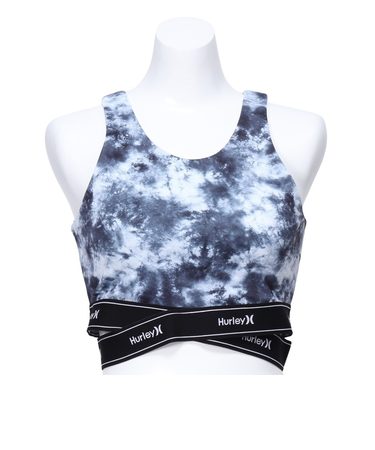 ハーレー（HURLEY）JACQUARD BAND タンクトップブラ 水陸両用 スポーツブラ WSB2320031-BLKT
