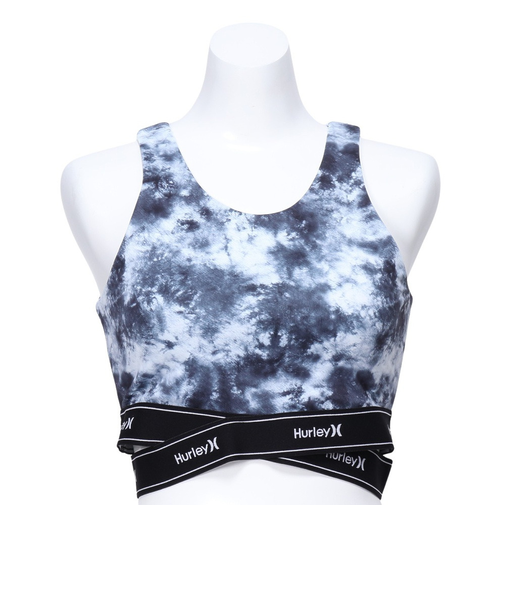 ハーレー（HURLEY）JACQUARD BAND タンクトップブラ 水陸両用 スポーツブラ WSB2320031-BLKT