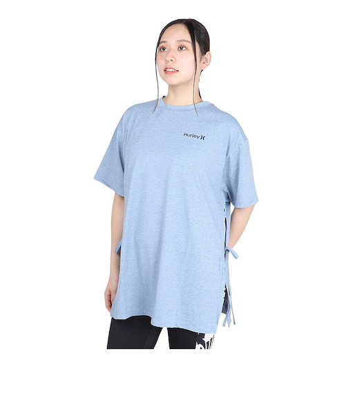 ハーレー（HURLEY）ファントム オーバーサイズド サイド リボン Tシャツ WUT2421005-DBLE