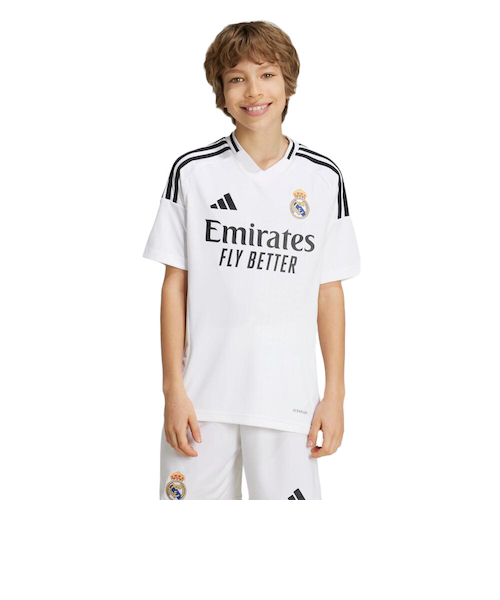 美品　アディダス　レアルマドリード　レプリカユニフォーム アディダス（adidas）ジュニア レアル・マドリード 24/25 ホーム