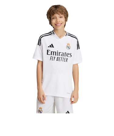 アディダス（adidas）ジュニア レアル・マドリード 24/25 ホーム レプリカユニフォーム JNO01-IT5186