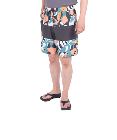 クイックシルバー（Quiksilver）ビーチバレー 20NB 水着 サーフパンツ 24SUQBS242023BLK