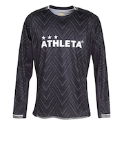 アスレタ（ATHLETA）サッカー フットサルウェア 長袖 グラフィック プラクティスシャツ 2418 BLK