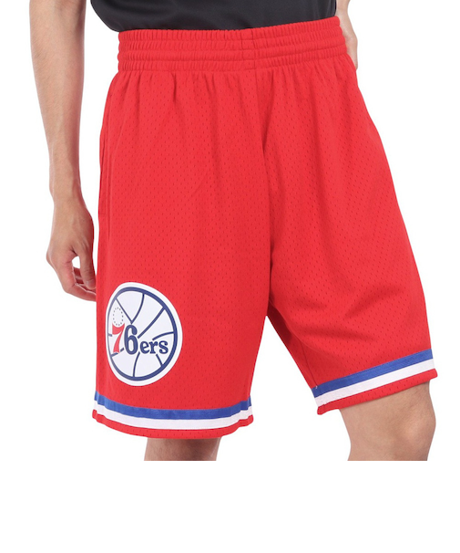 スイングマン ショーツ フィラデルフィア 76ers 2002-03 SMSHCP19073-P76RED1