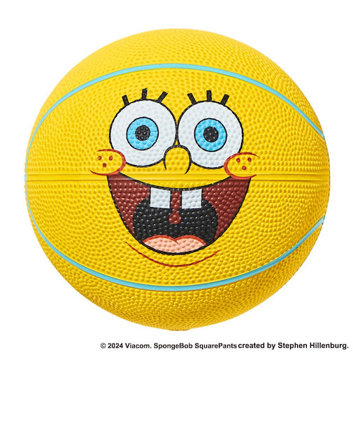 スポルディング（SPALDING）ミニボール スポンジ・ボブ スマイル ラバー 1号球 65-233J