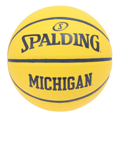 スポルディング（SPALDING）バスケットボール 7号球 ミシガン メイズ ラバー 85-132J
