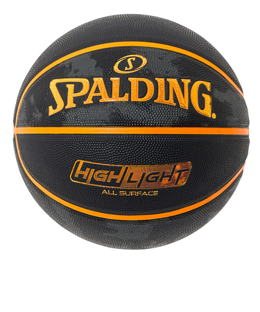 スポルディング（SPALDING）バスケットボール 5号球 ハイライト オレンジ ラバー 85-157J