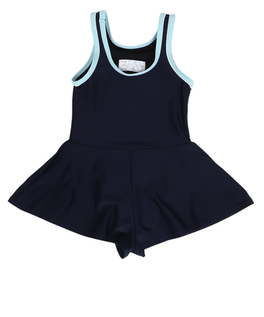 パフォーマンスギア（PG）スクール水着 ジュニア 女子 水泳 ガールズ Aライン インナーパンツ付き USCPIP24X NVYSAX