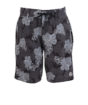 エアボーン(ARBN)水着 海水パンツ フラワー サーフ ショートパンツ 水陸両用 AB24SSM-APP0801BLK