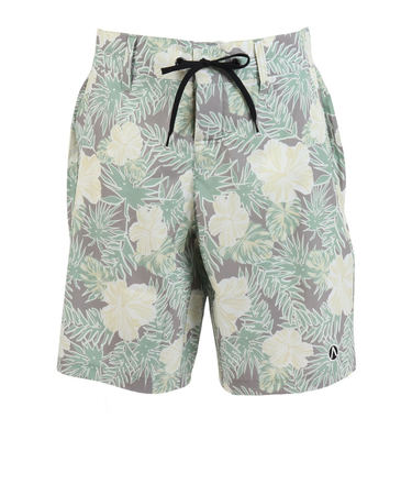 エアボーン（ARBN）水着 海水パンツ フラワー サーフ ショートパンツ 水陸両用 AB24SSM-APP0801OLV