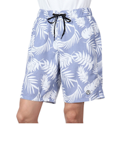 エアボーン（ARBN）水着 海水パンツ ボタニカル サーフ ショートパンツ 水陸両用 AB24SSM-APP0914IBLU