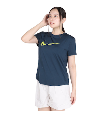 ナイキ（NIKE）ワン スウッシュ ドライフィット ショートスリーブ グラフィック ランニングトップス FV6374-478
