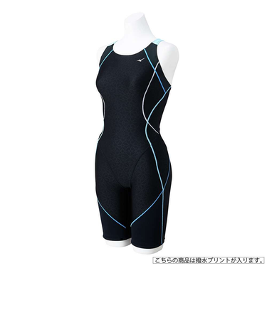 ミズノ（MIZUNO）水着 アクアフィットネス用 EZ スイムオールインワン ピースバック N2JG232593