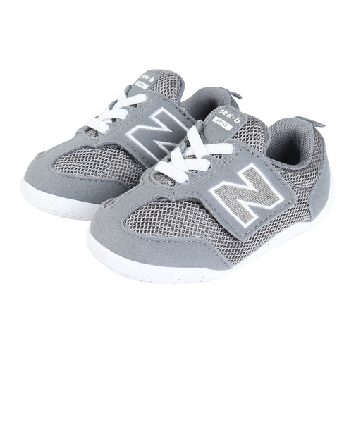 ニューバランス（new balance）キッズシューズ NEW-B FIRST NW1STGR W ファーストシューズ 面ファスナー 屈曲性 脱ぎ履きしやすい