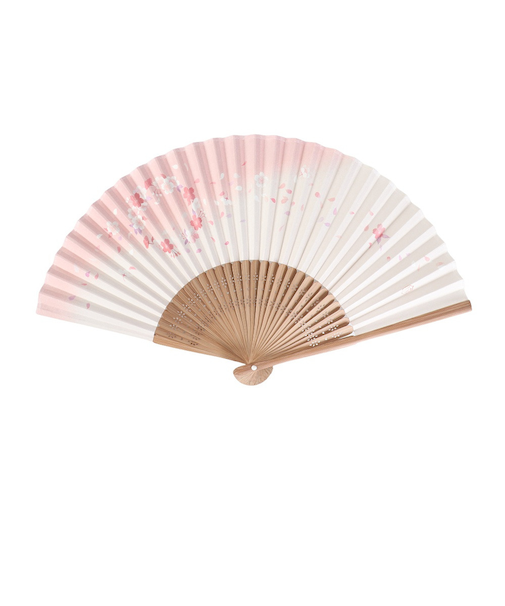 美濃和紙扇子 唐木中彫 さくら NT 5053