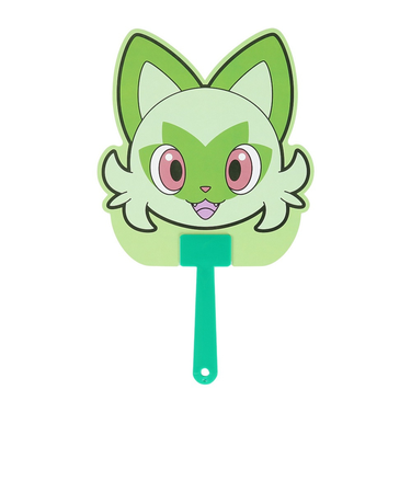 ポケモン（pokemon）キャラクターダイカットボールうちわ ポケットモンスター ニャオハ NT 1036