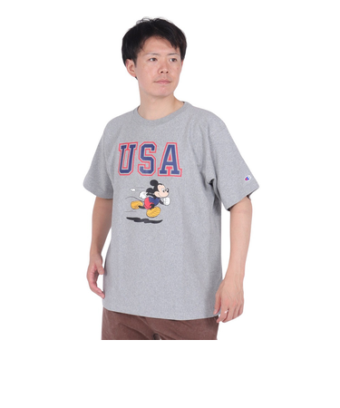 チャンピオン-ヘリテイジ（CHAMPION-HERITAGE）リバースウィーブ 半袖 Tシャツ DISNEY MICKEY USA C3-Z360 070