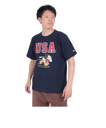チャンピオン-ヘリテイジ（CHAMPION-HERITAGE）リバースウィーブ 半袖 Tシャツ DISNEY MICKEY USA C3-Z360 370