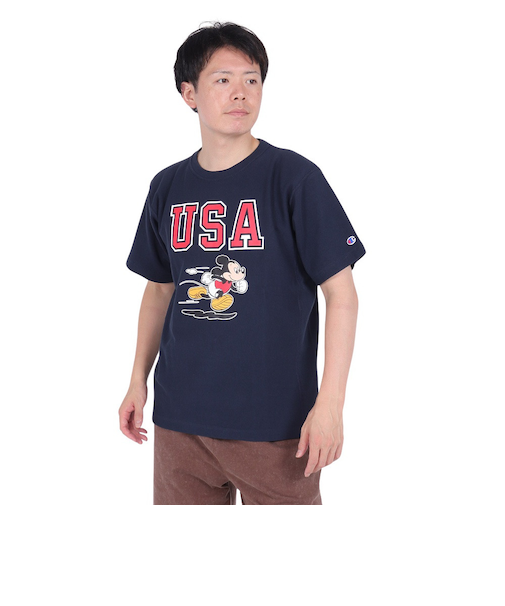 チャンピオン-ヘリテイジ（CHAMPION-HERITAGE）リバースウィーブ 半袖 Tシャツ DISNEY MICKEY USA C3-Z360 370