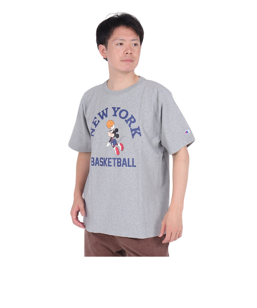 チャンピオン-ヘリテイジ（CHAMPION-HERITAGE）リバースウィーブ 半袖 Tシャツ DISNEY MICKEY NY C3-Z361 070