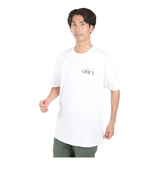 オベイ（OBEY）HOUSE OF OBEY CLASSIC Tシャツ 165263753WHTO24U