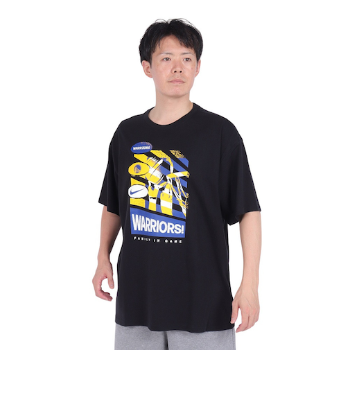 ナイキ（NIKE）バスケットボールウェア ゴールデンステート・ウォリアーズ コートサイド NBA 半袖Tシャツ HF1659-010