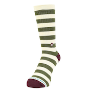 スタンス(STANCE)BRETON クルーソックス グリーン A556B24BRE