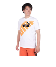 プーマ（PUMA）POWER グラフィック 半袖Tシャツ 681300 02 WHT