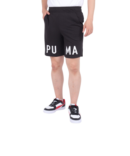プーマ（PUMA）ロゴ 9 トレーニング ショーツ 521539 01 BLK
