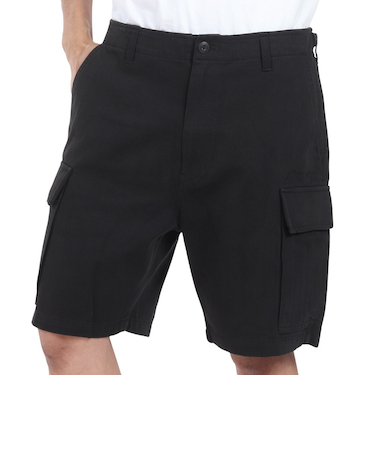 エクストララージ（XLARGE）EMBROIDERED ロゴ カーゴ ショートパンツ 101242031014-BLACK