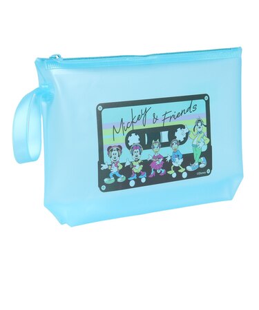 アリーナ（ARENA）水泳バッグ プルーフバッグ 台形 ディズニー ミッキーと仲間たち AS4FBZ84U BLBK ブルー