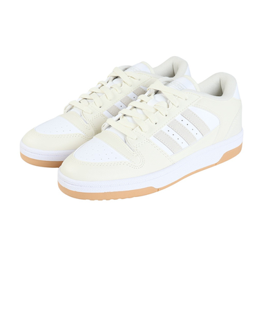 アディダス（adidas）スニーカー ブレイクスタートロー アイボリー IH7881 スポーツシューズ タウン