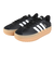 アディダス（adidas）スニーカー VLコートボールド ブラック ホワイト IH3081 スポーツシューズ 厚底 普段履き 登校 通学 スタイリッシュ
