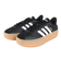 アディダス（adidas）スニーカー VLコートボールド ブラック ホワイト IH3081 スポーツシューズ 厚底 普段履き 登校 通学 スタイリッシュ