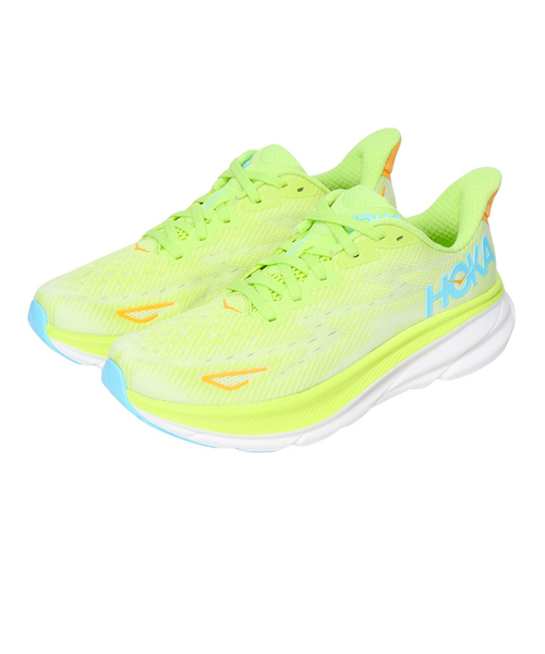 HOKA ランニングシューズ ネイビー/グリーン/ピンク24.5cm ホカ HOKA レディース 陸上/ランニング ランニングシューズ