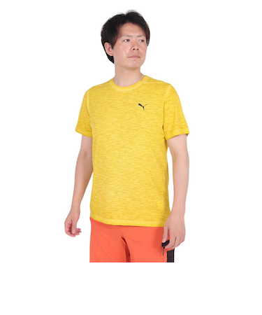 プーマ（PUMA）スタジオ ファンデーション ウォッシュ 半袖Tシャツ 523697 41 YEL