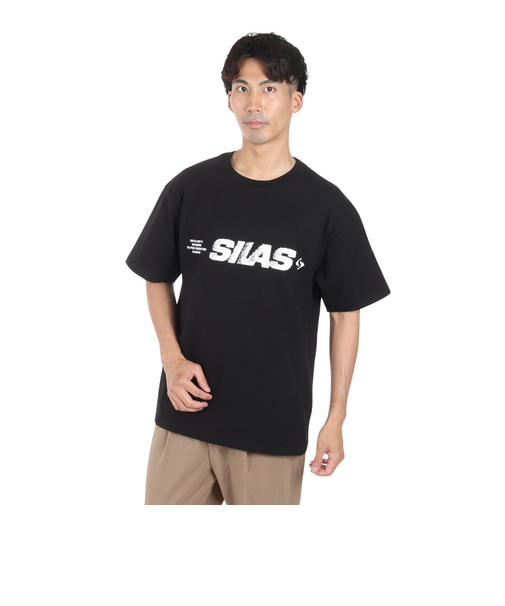サイラス(SILAS)DEFECTIVE PIXEL ショートスリーブ Tシャツ 110242011034-BLACK