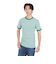ヘルスニット（Healthknit）ベーシックワッフル クルーネック 半袖Tシャツ ボーダー 602S GRN/OFF