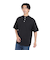 ヘルスニット（Healthknit）USAコットン ヘンリーネック 半袖Tシャツ HR24S-M002 BLK