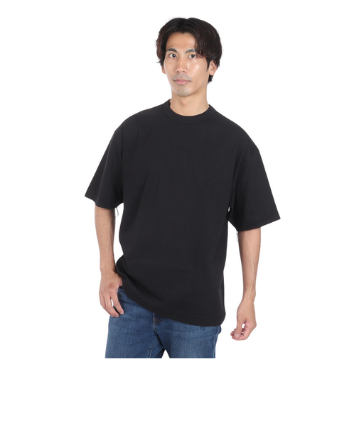 ヘルスニット（Healthknit）USAコットン クルーネック 半袖Tシャツ HR24S-M005 BLK