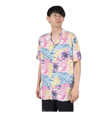 ハーレー（HURLEY）リネン リンコン キャンプ ショートスリーブ シャツ MVS0005870-H6002