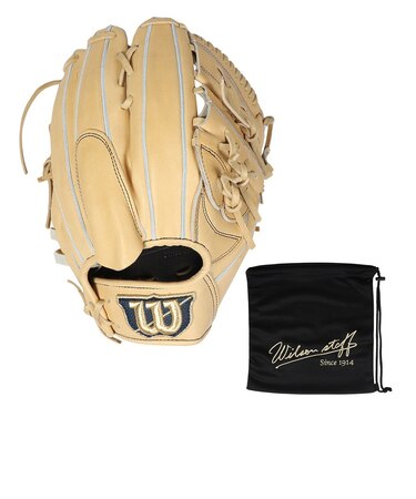 ウイルソン（Wilson）硬式用グラブ 投手用 野球グローブ 一般 Wilson Staff DUAL DP ブロンド ウィルソン デュアル WBW102283