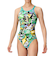 アリーナ（ARENA）競泳水着 レディース 水泳 トレーニングワンピース AS4FWM12W BKEM ブラック グリーン