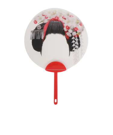 透明フェイスうちわ 舞妓 NT1020