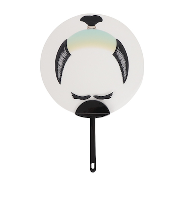 透明フェイスうちわ 殿様 NT1021