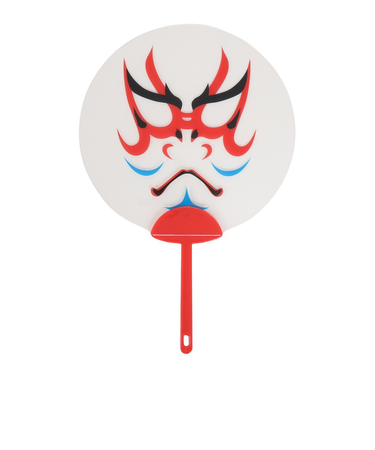 透明フェイスうちわ 隈取 NT1022