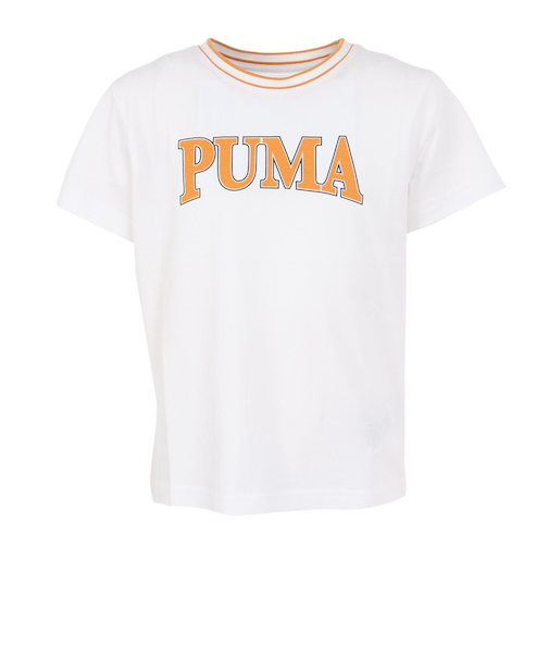 プーマ（PUMA）ジュニア SQUAD Tシャツ 681398 02 WHT