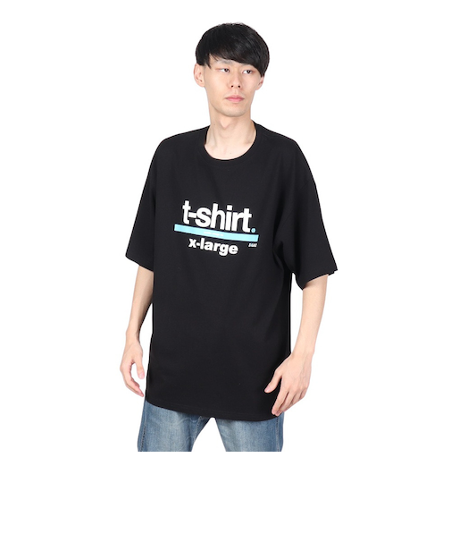 サイラス(SILAS)SILAS×PiL ロゴ X-LARGE ショートスリーブ Tシャツ 110242011019-BLACK