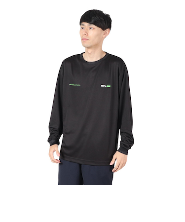 アクター（AKTR）バスケットボールウェア ATOM×AKTR POLY 長袖Tシャツ 124-052005 BK