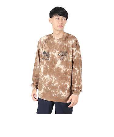 アクター（AKTR）バスケットボールウェア ATOM×AKTR COTTON 長袖Tシャツ 124-054005 BR
